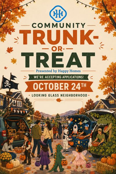5th Annual Trunk-or-Treat sponsored by Happy Homes